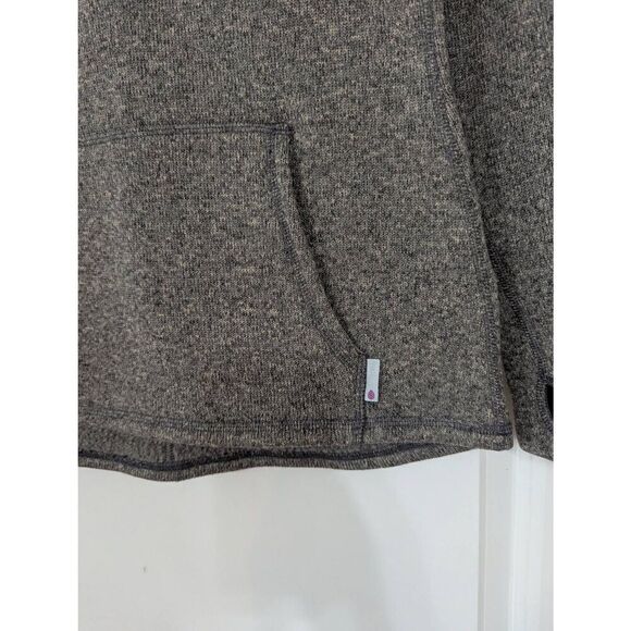 Stio Sweetwater Fleece Hoodie women's size small gray pocket 1/4 zip outdoor‎ - Picture 6 of 10